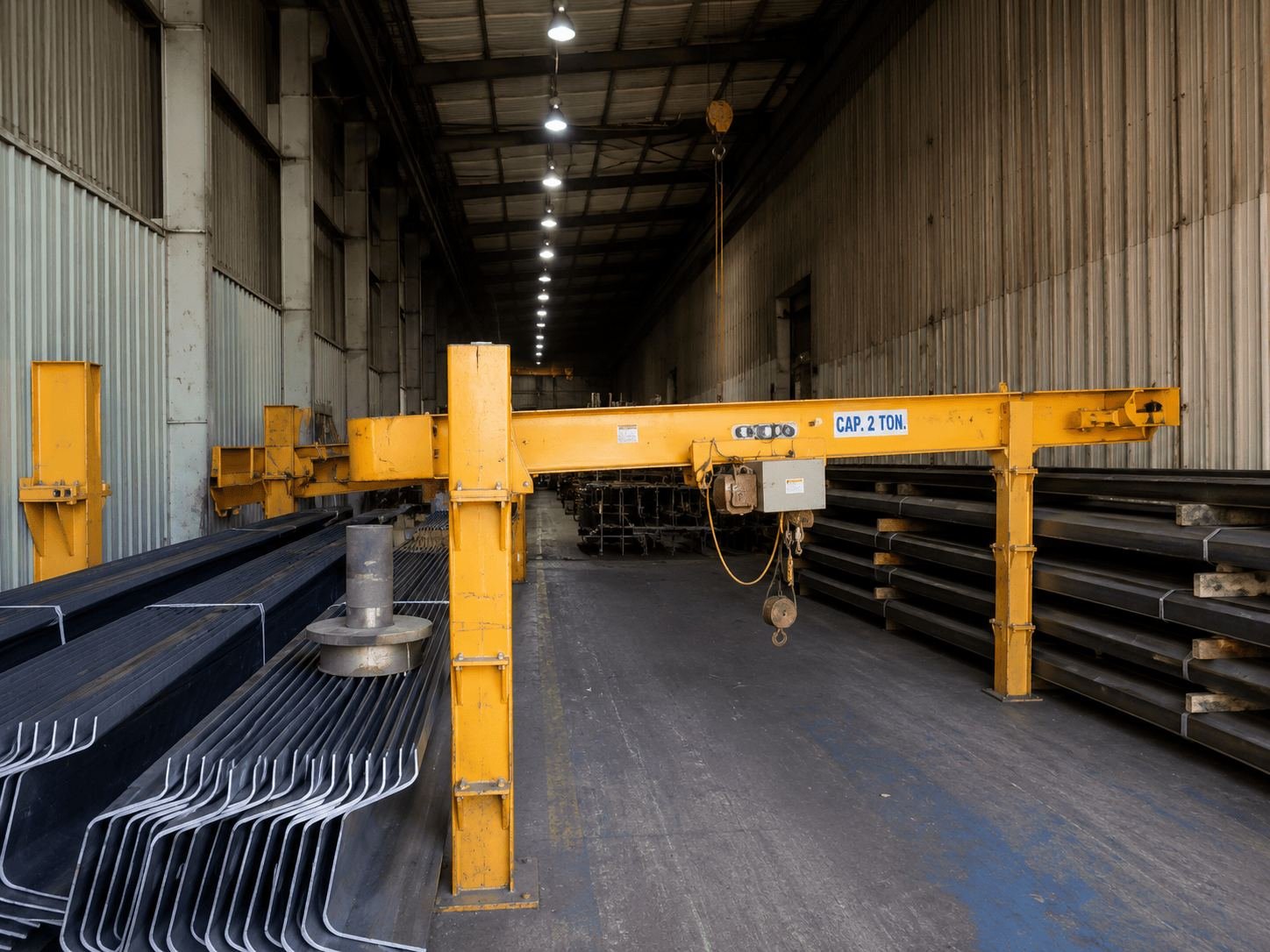 Cambio de viga puente de Grúa de 5 Tons, Trinity Rail